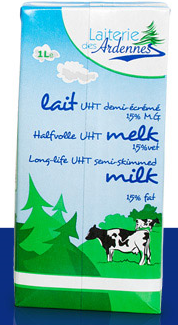 Halfvolle melk 1L – Laiterie des Ardennes