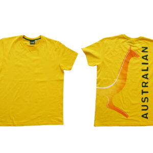 T-shirt unisex geel Australian