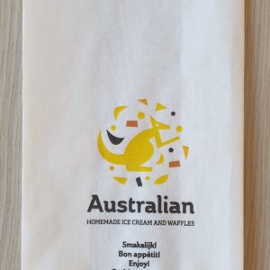 Papieren zak voor 6 wafels – Australian NEW LOGO